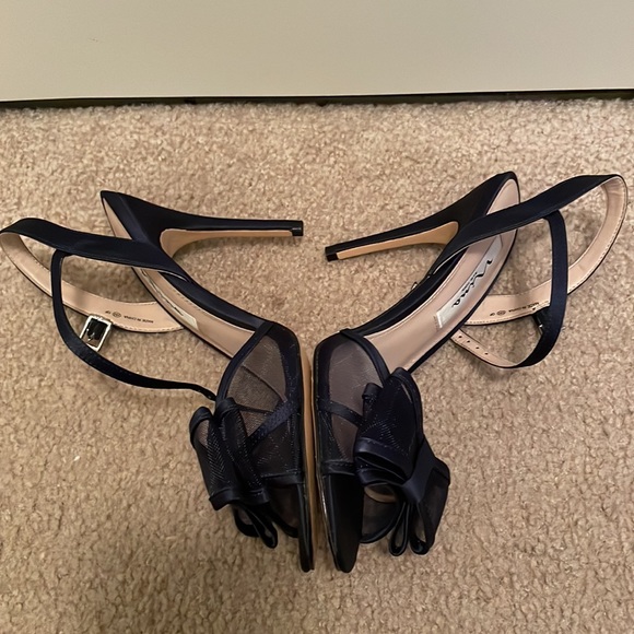 Nina navy blue sandals - Picture 3 of 6